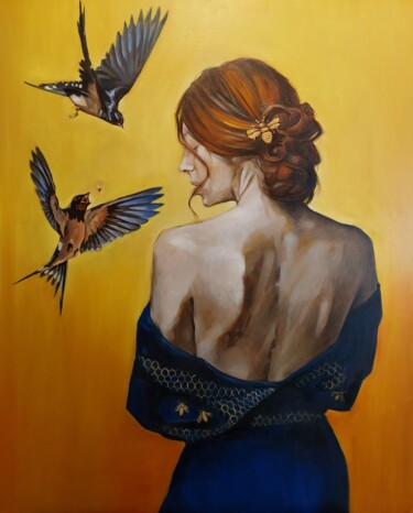 Pintura intitulada "Doubts about freedom" por Kamila Matkowska, Obras de arte originais, Óleo