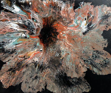 Картина под названием "Abstract Space" - Kamo Atoyan, Подлинное произведение искусства, Масло Установлен на Деревянная рама…