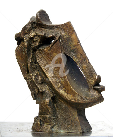 Sculpture intitulée "cantatrice1.jpg" par Kaol, Œuvre d'art originale