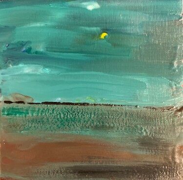 "Paysage #5" başlıklı Tablo Karen Dutoit Verbeke tarafından, Orijinal sanat, Balmumu