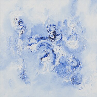 Malerei mit dem Titel "Jeanskombination Za…" von Karin Sternberg, Original-Kunstwerk, Öl