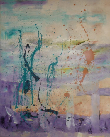 Malerei mit dem Titel "Swing" von Karin Sternberg, Original-Kunstwerk, Öl