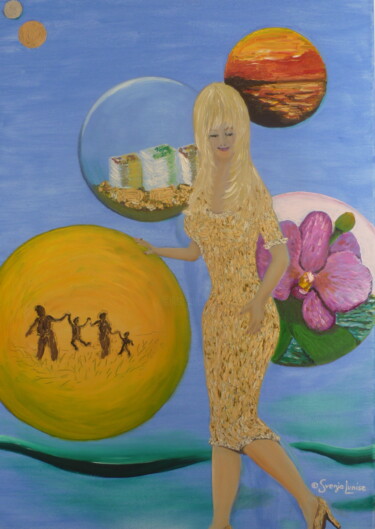 Pittura intitolato "Motivation" da Karin Sternberg, Opera d'arte originale, Olio