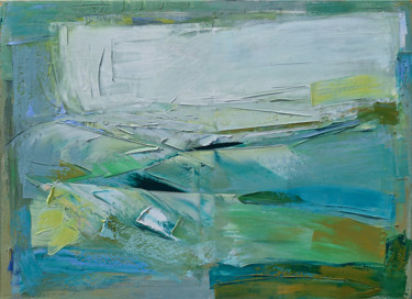 "Abstract landscape…" başlıklı Tablo Kariko Ono tarafından, Orijinal sanat, Petrol