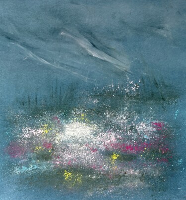 Schilderij getiteld "Garden of Dreams" door Karina Mosser, Origineel Kunstwerk, Pastel