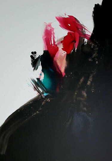 Картина под названием "SANS TITRE 5" - Karls, Подлинное произведение искусства, Чернила