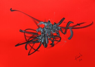 图画 标题为“RED” 由Karls, 原创艺术品, 丙烯