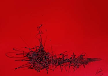 "RED 26" başlıklı Resim Karls tarafından, Orijinal sanat, Akrilik