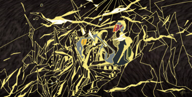 Arte digitale intitolato "Vestiges Atlantes" da Karolus, Opera d'arte originale, Lavoro digitale 2D