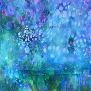 Peinture intitulée "The Spring Green Ga…" par Katarzyna Dietrych, Œuvre d'art originale, Pastel