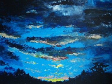Peinture intitulée "Sunset" par Katarzyna Piotrowska, Œuvre d'art originale, Acrylique