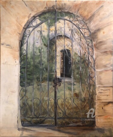 Картина под названием "Portail Provençal" - Kate_art, Подлинное произведение искусства, Акрил