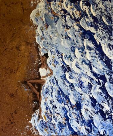Peinture intitulée "A marée haute" par Kate_art, Œuvre d'art originale, Acrylique