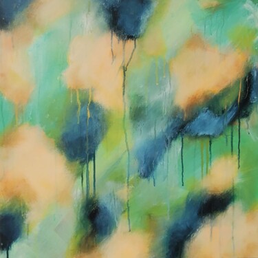 Painting titled "Dreamscapes" by Kate Hessling, Original Artwork, Acrylic Mounted on Wood Stretcher frame