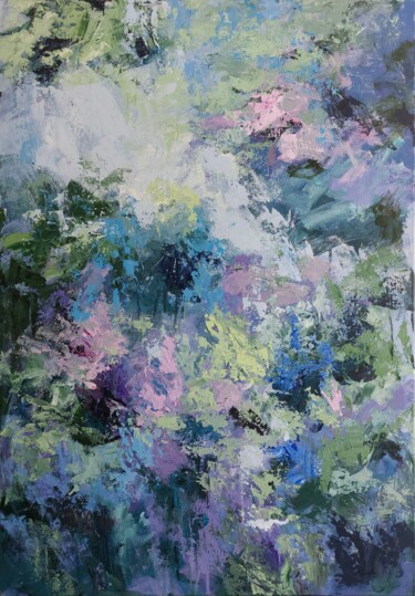 Malerei mit dem Titel "The smell of spring" von Kateryna Solodka (Katia Solodka), Original-Kunstwerk, Acryl Auf Keilrahmen a…