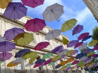 摄影 标题为“colorful umbrellas,…” 由Katherine Lee, 原创艺术品, 数码摄影