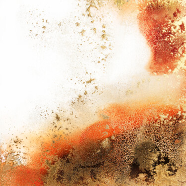 Картина под названием "SUNRISE °3" - Katja Lumpe, Подлинное произведение искусства, Акрил Установлен на Деревянная рама для…