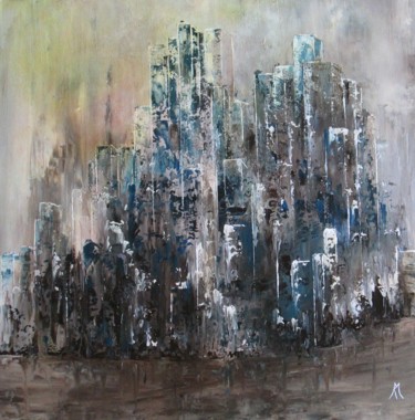 Pintura titulada "Ville" por Katy Matton, Obra de arte original