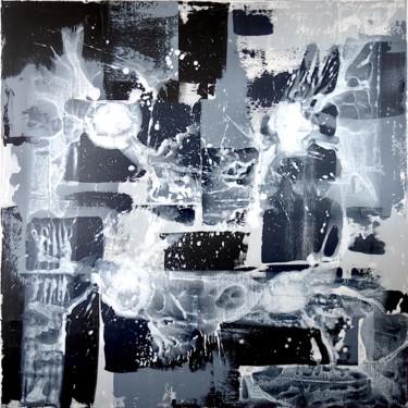Pittura intitolato "Abstract no. 2020 X…" da Anita Kaufmann, Opera d'arte originale, Acrilico
