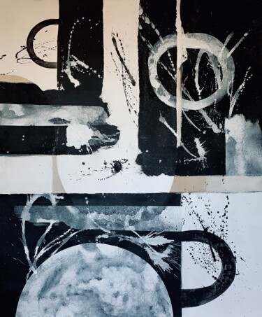 绘画 标题为“Abstract no. 1223 b…” 由Anita Kaufmann, 原创艺术品, 丙烯