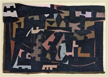 Pittura intitolato "Black Cube cloth Cu…" da Kazi Muhammed Taki, Opera d'arte originale, Acrilico