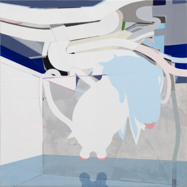 Peinture intitulée "Pool" par Kazuhiro Higashi, Œuvre d'art originale, Acrylique