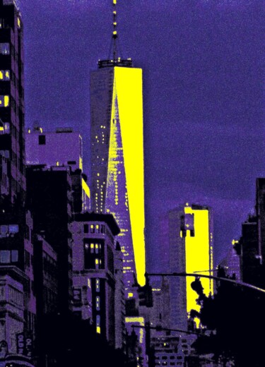 Fotografia intitolato "Freedom Tower 600g5d" da Ken Lerner, Opera d'arte originale, Fotografia digitale