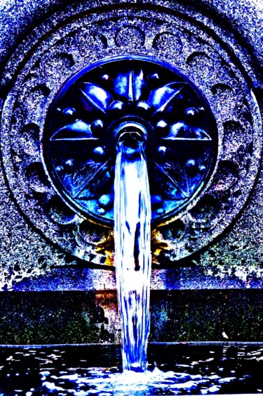 摄影 标题为“Fountain at City Ha…” 由Ken Lerner, 原创艺术品, 数码摄影