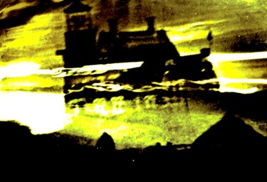 Фотография под названием "Block Island Lighth…" - Ken Lerner, Подлинное произведение искусства, Цифровая фотография