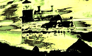 Фотография под названием "Block Island Lighth…" - Ken Lerner, Подлинное произведение искусства, Цифровая фотография