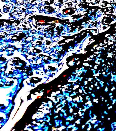 Fotografie mit dem Titel "Cracked Ice 1a" von Ken Lerner, Original-Kunstwerk, Digitale Fotografie