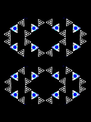 Fotografia zatytułowany „Geometric 23 - 4jX1…” autorstwa Ken Lerner, Oryginalna praca, Fotografia cyfrowa