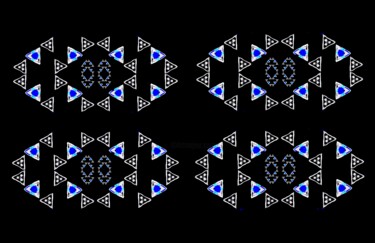 Фотография под названием "Geometric 23 - 4jX1…" - Ken Lerner, Подлинное произведение искусства, Цифровая фотография
