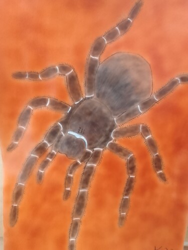 Peinture intitulée "Spider" par Kenidy Oliveira, Œuvre d'art originale, Aérographe