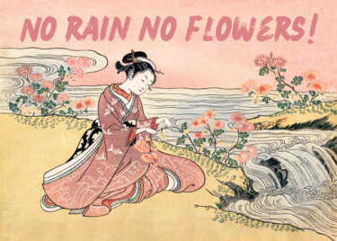 Arte digital titulada "No rain No flowers…" por Kerry Pritchard, Obra de arte original, Pintura Digital