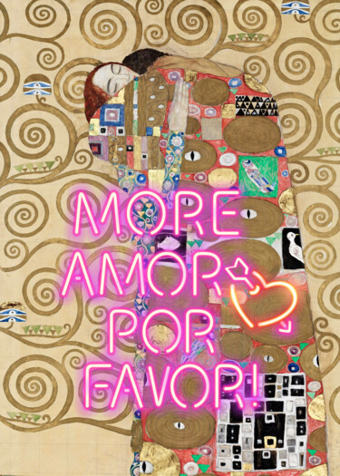 Digitale Kunst mit dem Titel "More Amor Por Favor…" von Kerry Pritchard, Original-Kunstwerk, Digitale Malerei