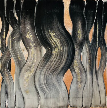 Pittura intitolato "Porous 04" da Kerstin Sagebiel, Opera d'arte originale, Acrilico Montato su Telaio per barella in legno