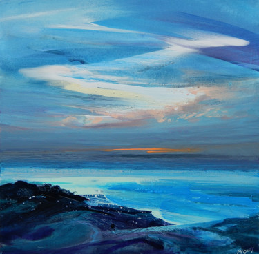 Peinture intitulée "APPROACHING DAWN" par Kevan Mcginty, Œuvre d'art originale, Acrylique Monté sur Châssis en bois