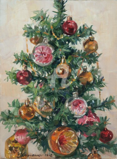 제목이 "Christmas tree"인 미술작품 Valeriy Kharchenko로, 원작