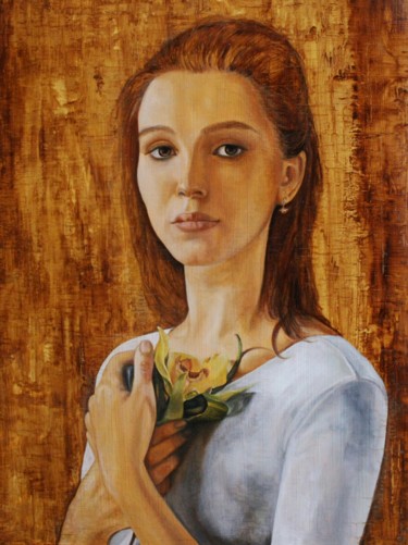 Painting titled "Не помню зла" by Valerii Semenikhin, Original Artwork, Oil