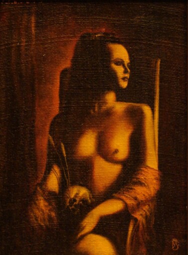 Peinture intitulée "Сансара" par Valerii Semenikhin, Œuvre d'art originale, Huile Monté sur Châssis en bois