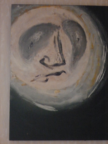Schilderij getiteld "sad-full-moon.jpg" door Kifran Art Singulier, Origineel Kunstwerk