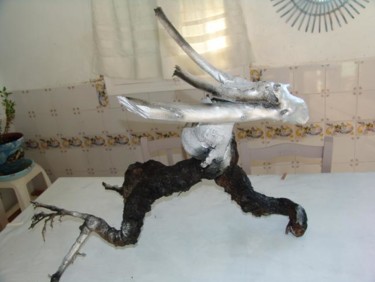 Sculpture intitulée "kephali" par Christine Pons, Œuvre d'art originale