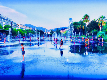 Fotografie mit dem Titel "Blue Promenade/ Nic…" von Kirlian, Original-Kunstwerk, Digitale Fotografie