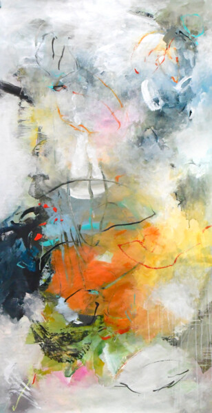 Painting titled "A Tavola" by Kirsten Handelmann, Original Artwork, Acrylic