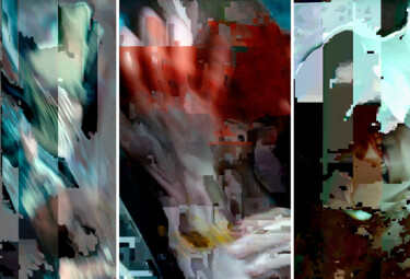 Digitale Kunst mit dem Titel "Breakdown" von Klaus Rudolph, Original-Kunstwerk, 2D digitale Arbeit