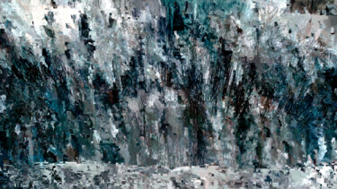 Digitale Kunst getiteld "Winterreise III" door Klaus Rudolph, Origineel Kunstwerk, 2D Digital Work