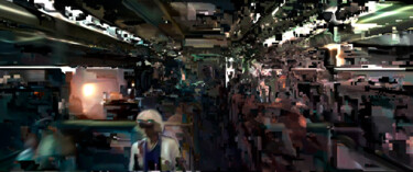 Digital Arts με τίτλο "Traffic IV" από Klaus Rudolph, Αυθεντικά έργα τέχνης, 2D ψηφιακή εργασία