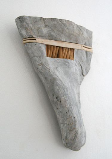 Sculpture titled "Board Object" by Klaus Schröder, Original Artwork, Wood