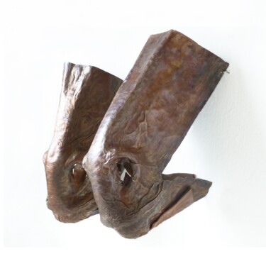Skulptur mit dem Titel "Mum and Dad" von Kleinmanzano, Original-Kunstwerk, Metalle